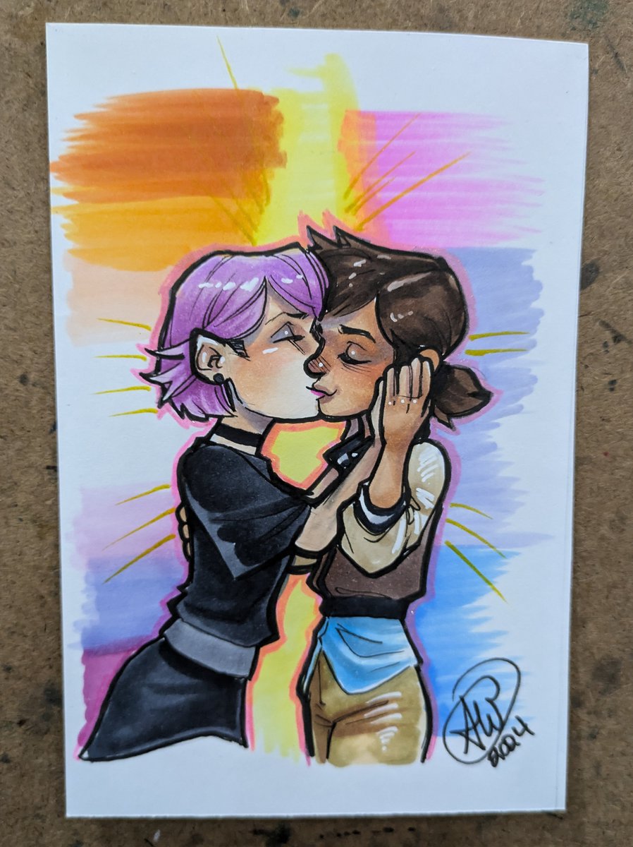 ComfortAndAdam's tweet image. #quicksketch of #luz and #amity from from #owlhouse done in @CopicOfficialUS  by Adam!

#commissionsopen for @dragoncon

#colorful #loveislove #ladylove #girllove #gl #cartoonist #cartoonart #artsketch #luzxamity #loveislove🌈