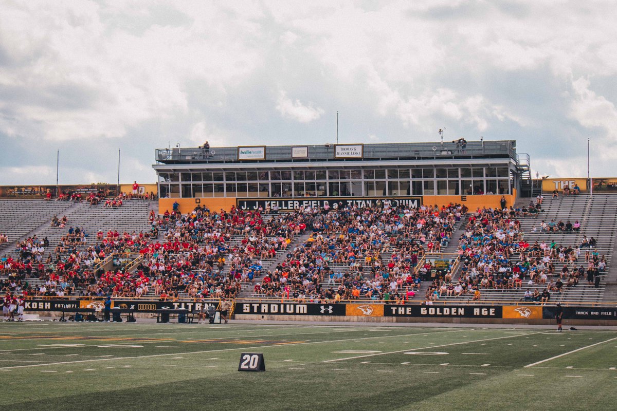 UWOFootball's tweet image. All-Star Saturday at Titan Stadium! ⭐️

We’re proud to host the WFCA All-Star Games again here at UW-Oshkosh — where Wisconsin’s best come together for one last ride under the lights.

Honored to carry on a tradition that uplifts the game we love — and supports the future through…