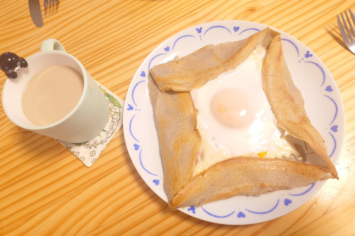 tommy_feast's tweet image. 遅め朝ごはん🍳