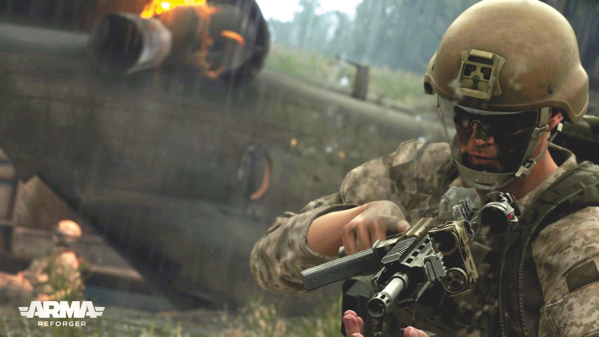 Après un atterrissage forcé de leur CH-47-Chinook dans les montagnes d'Afghanistan, des éléments survivants des forces 🇺🇸 se déploient pour protéger le site du crash...

<a href="/ArmaPlatform/">Arma Platform</a> #ArmaReforger #apiwatw