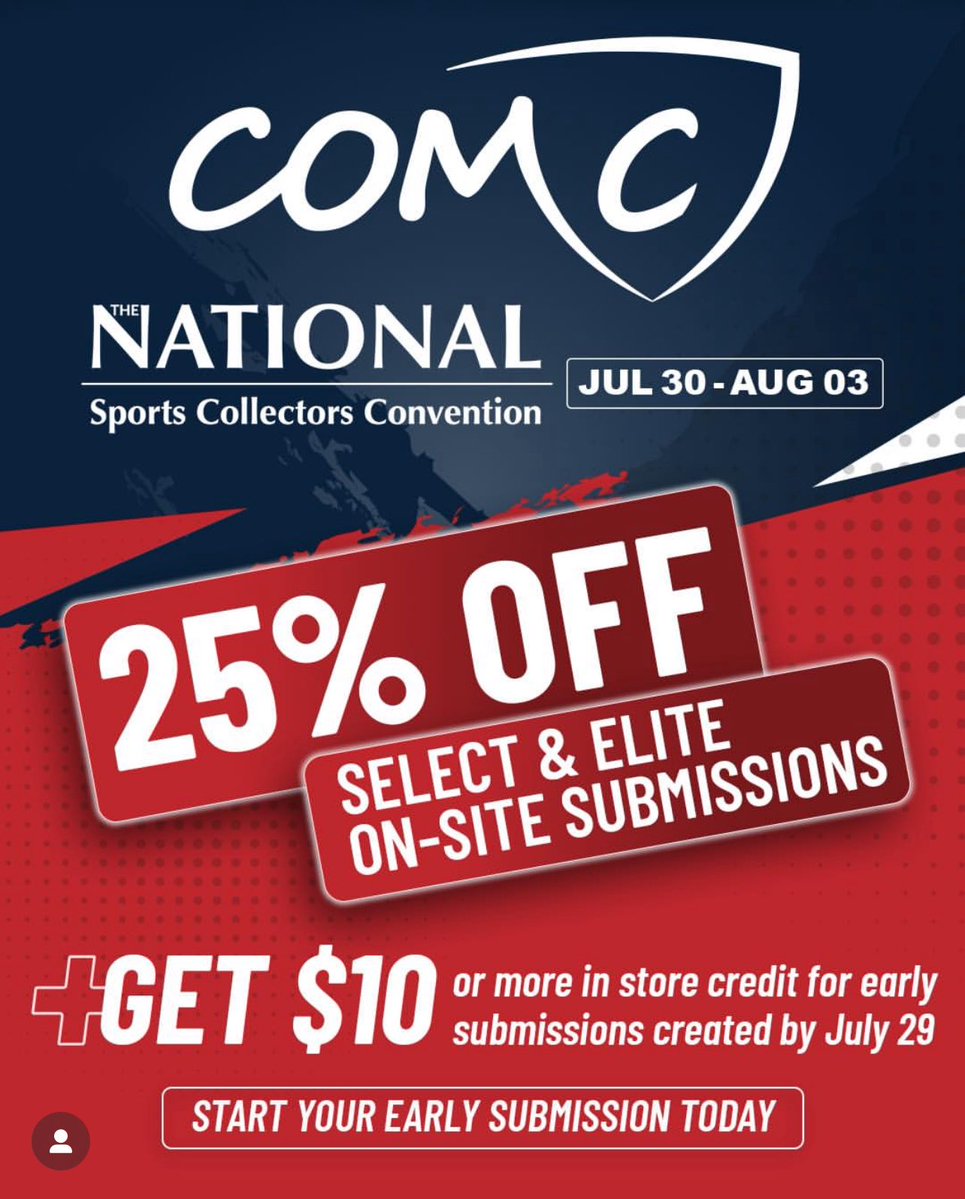 nsccshow's tweet image. Meet NSCC exhibitor @CheckOutMyCards at the 45th National Sports Collectors Convention July 30-August 3, 2025 at the Donald E. Stephens Convention Center in Rosemont, IL 🔥🔥
Visit the @nsccshow #linkinbio to learn more, buy tickets and search @CheckOutMyCards or any exhibitor…