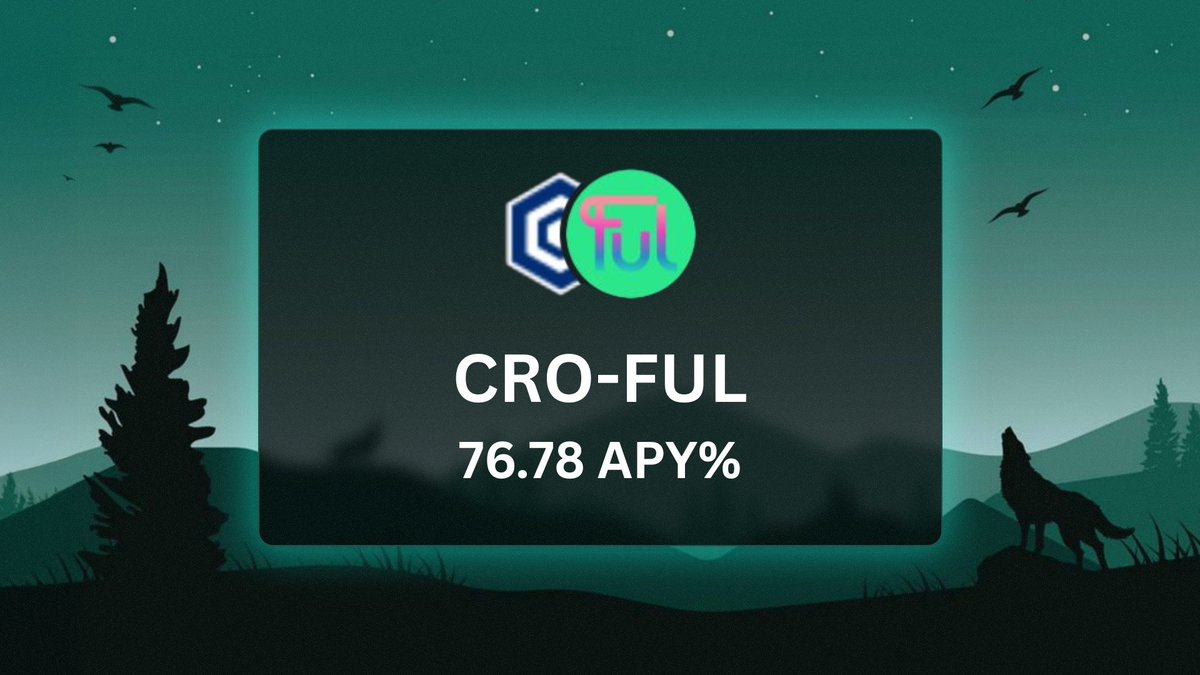 compoundrdotapp's tweet image. Vault of the day:

$CRO - $FUL 🔥

APY: 76.78% 🧠

TVL: $37,085+ 💵

ENDS: 1st September 🗓️

Farm smarter on CompoundR 🧑‍🌾
