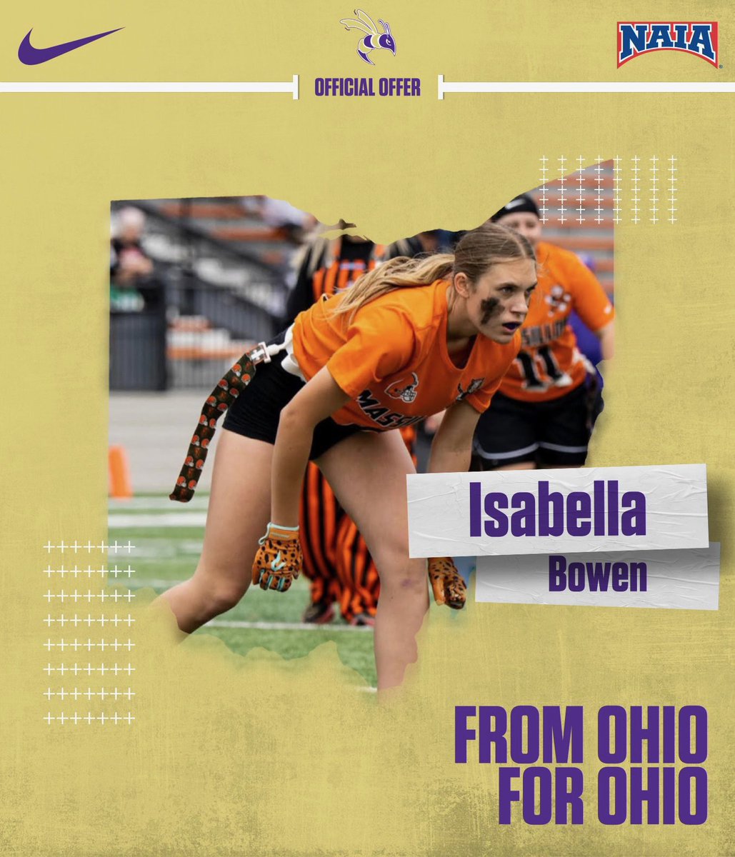 Blessed to receive my first official offer to play flag football at the next level! <a href="/ColeRecker/">Cole Recker</a> &amp; <a href="/DC_Athletics/">Defiance College Athletics</a> thank you for this amazing opportunity! #FlagFootball #WomenInSports #OHSAA #MakeHERstory