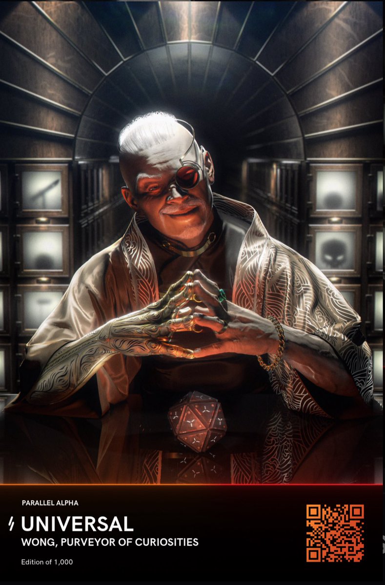 IceWolf_TW_'s tweet image. Another iconic card added to my collection. I can’t wait to get my Wong out and show everyone. @ParallelTCG
