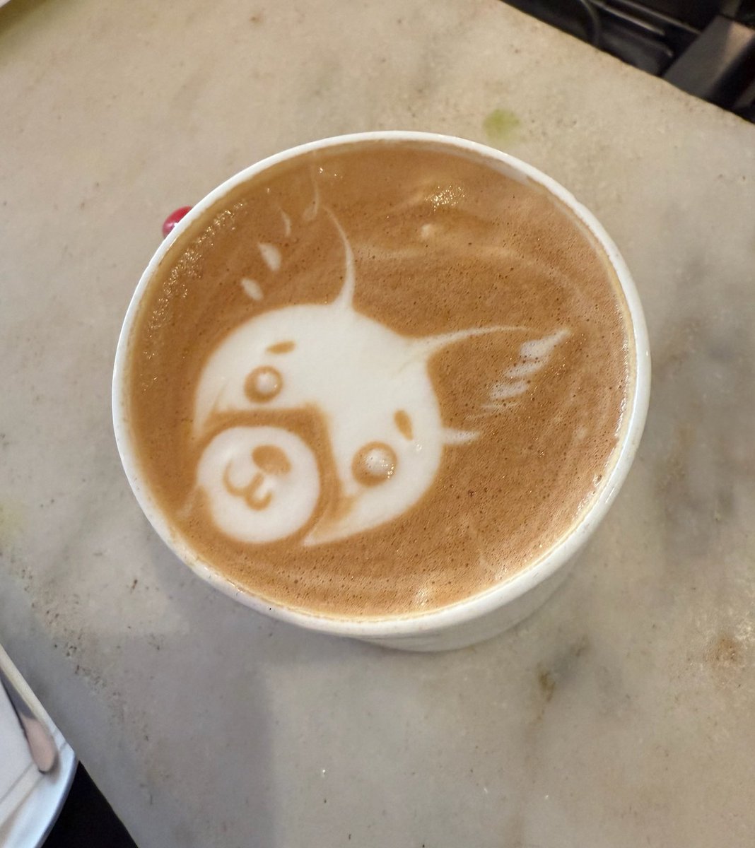 shaedeer's tweet image. some latte fun for the day heheee