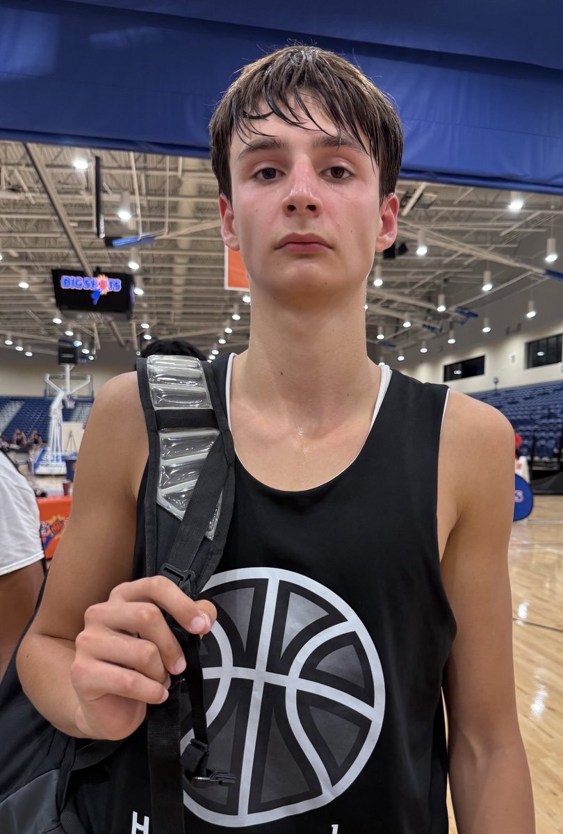 Another solid performance from Hoops 1 6’4 2027 Eduardo Marra.  Lefty can fill it from from anywhere on the floor.  Smart, savvy court presence.  He blistered the nets in both games today!  #BigShots #RichmondSummerLive ⁦<a href="/BigShotsToday/">Hit The BIG SH🏀TS</a>⁩ ⁦<a href="/BigShotsGlobal/">BIG SH🏀TS</a>⁩