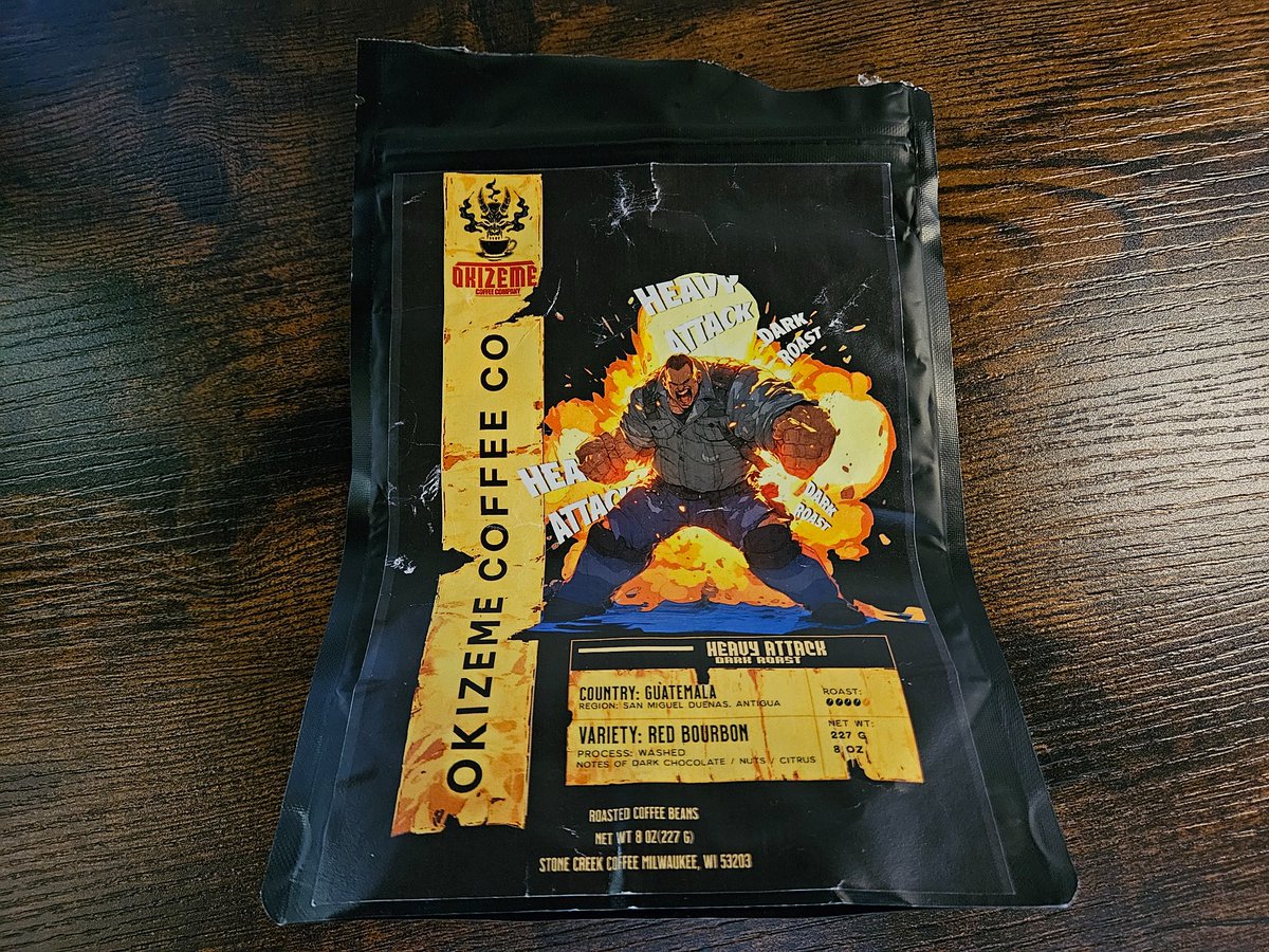 ultradavid's tweet image. Just finished my bags of coffee from @okizemecoffeeco & I loved them! The Heavy Attack was my fav but the Light Attack was good too, I just tend to prefer dark roasts usually
Btw this is not a sponsored post & I bought the bags with my own money, I just really liked em!