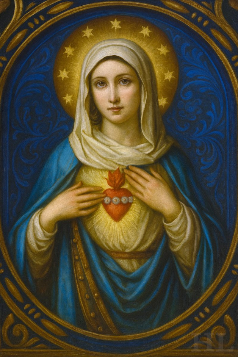 HLime308's tweet image. "Certainly she who performed the role of the Creator’s handmaid and Mother is truly and in perfect reality God’s Mother, and Lady and Queen over all creation.”
-St. John Damascene