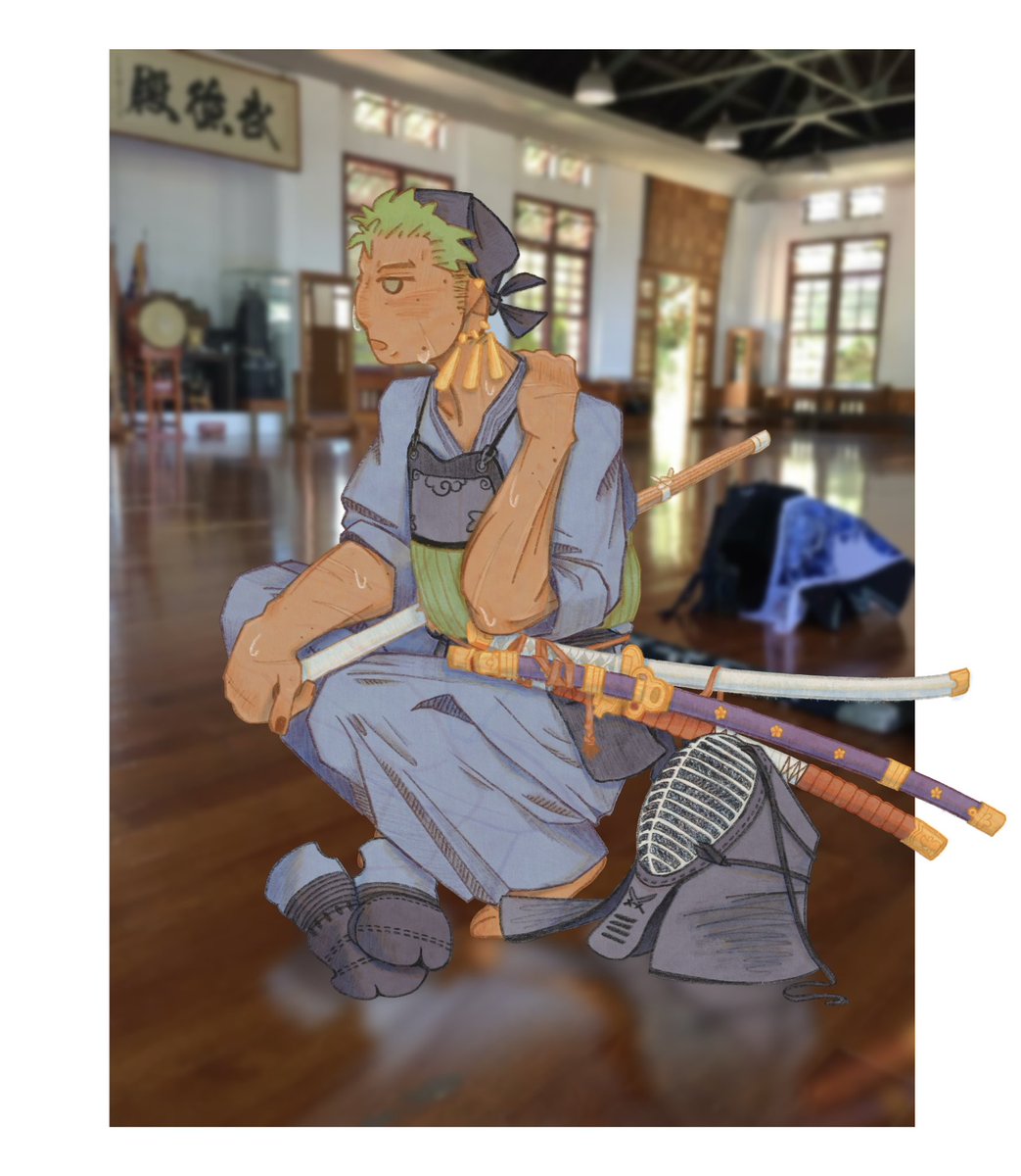 sproouts___'s tweet image. i can still draw i swear iβm just slow and iβve mostly been doing zines & stuffβ¦
(for the zoro art collab on bsky)