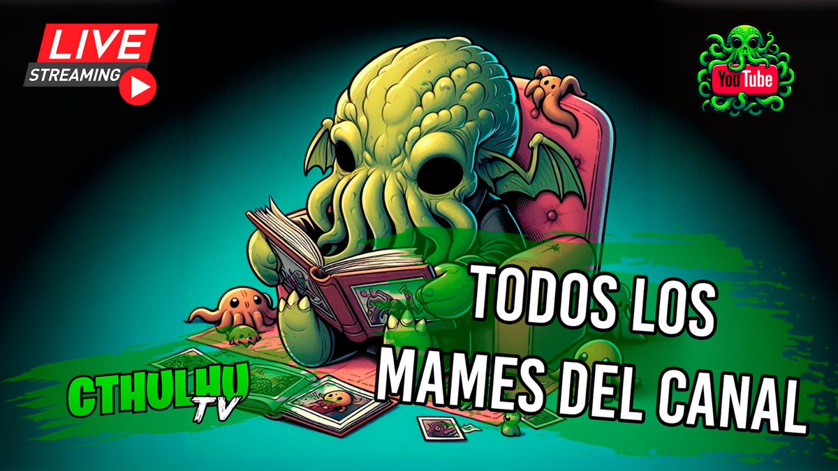 TvCthulhu's tweet image. youtube.com/live/49vHU9DCs…
EN DIRECTO
Todos los MAMES DEL CANAL: Luis Dewwit, Femboys, Space Marine 2 y mas