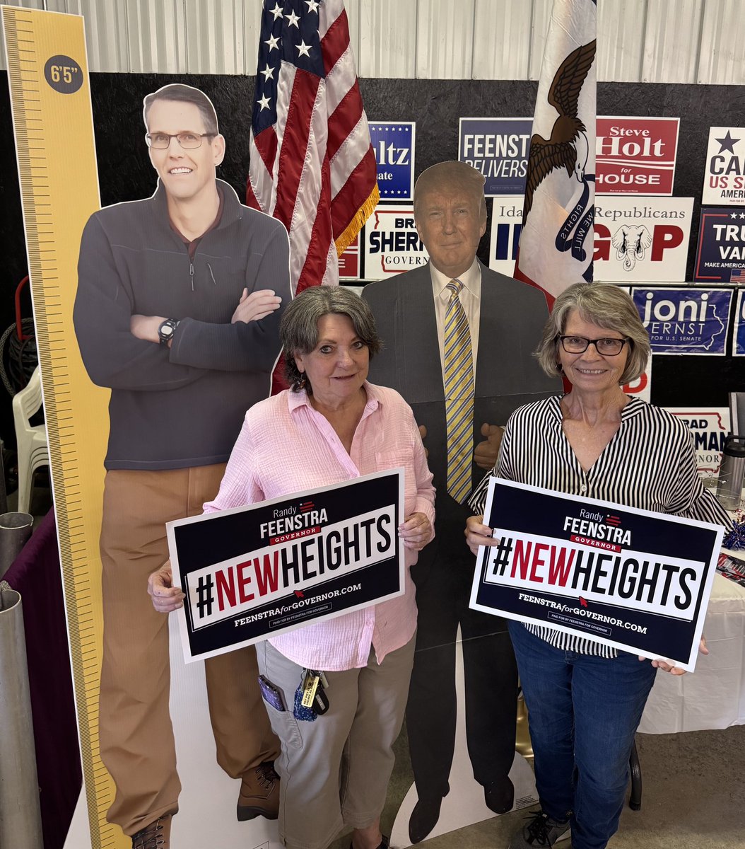 RandyFeenstra's tweet image. Grateful for the support of Iowans at the Ida County Fair!
As Governor, I will fight for rural Iowa and all 99 counties in our great state.