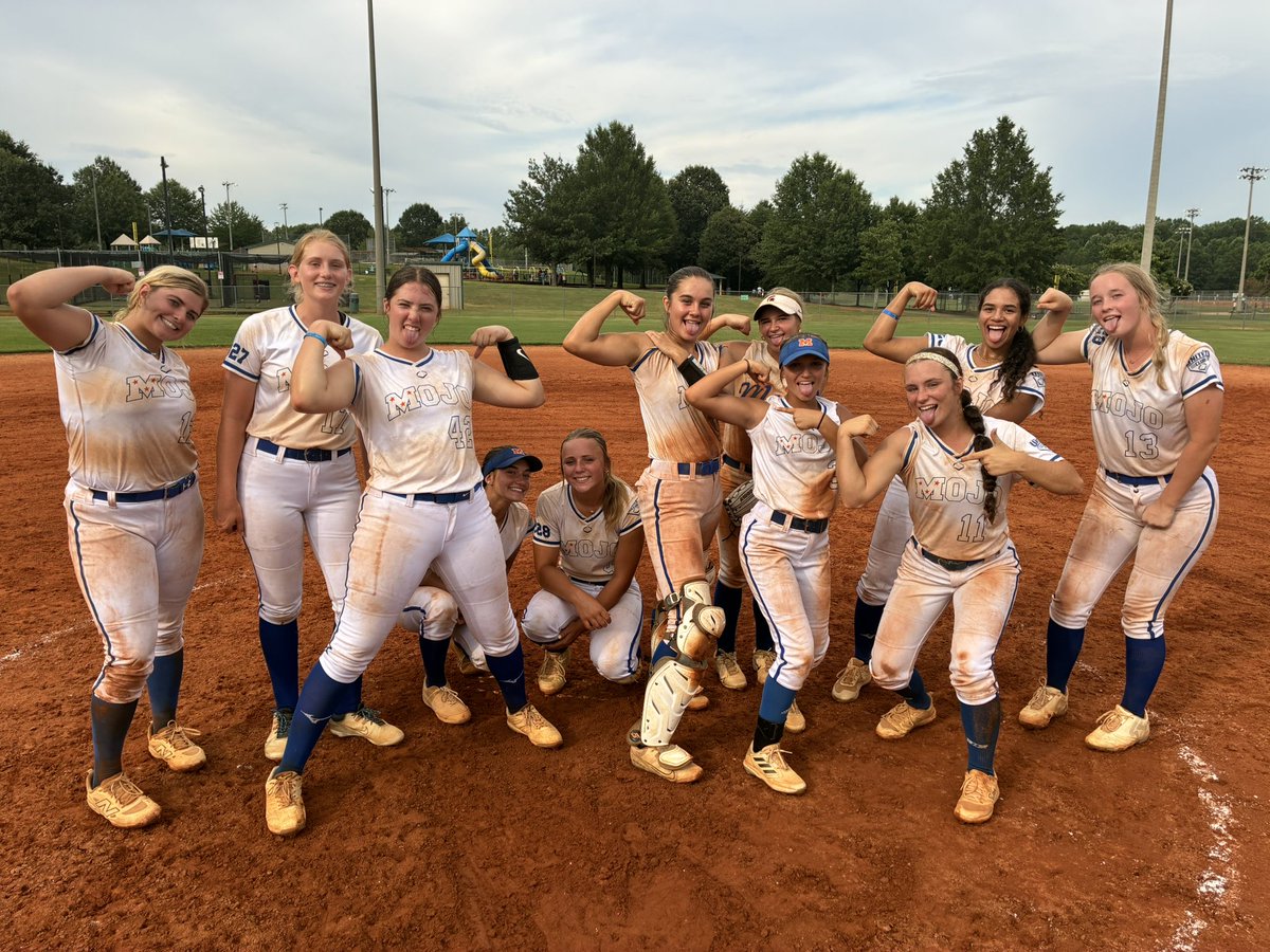EPIC!  Rallied for 9 runs in the 5th inning to take the win and put us in the Final Four tomorrow!  #NeverGiveUp #FINDAWAY 💪💪