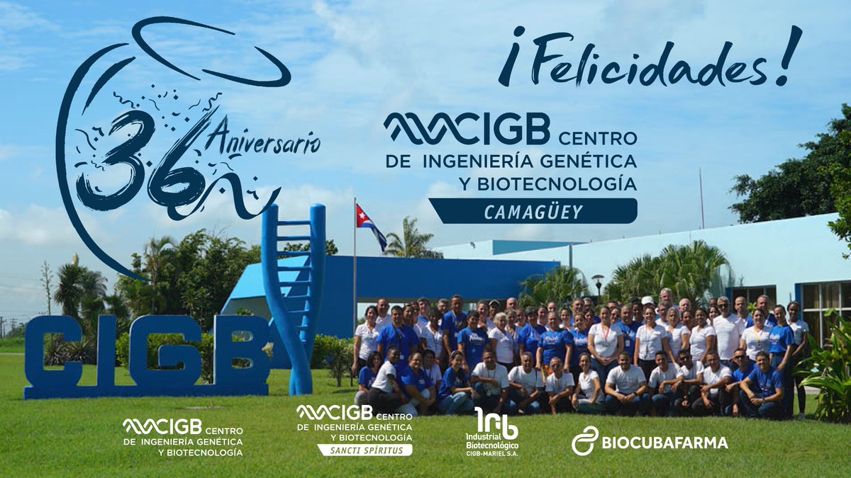 CIGBCuba's tweet image. El #25julio1989 quedó inaugurado el Centro de Ingeniería Genética y Biotecnología @CigbCmg de Camagüey por nuestro Comandante en Jefe Fidel Castro Ruz. Por el carácter ganadero de la provincia, sus proyectos están dirigidos fundamentalmente a la esfera agropecuaria. ¡Felicidades!