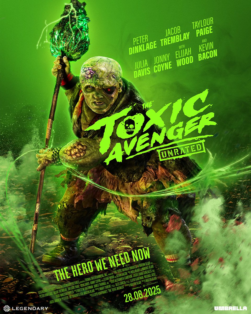 UmbrellaEnt's tweet image. Get a closer look at the poster for THE TOXIC AVENGER ☢️
Be the first to see Toxie at @MIFFofficial for the Australian premiere screenings including a special IMAX session!
Heading to cinemas across Australia and New Zealand this August!