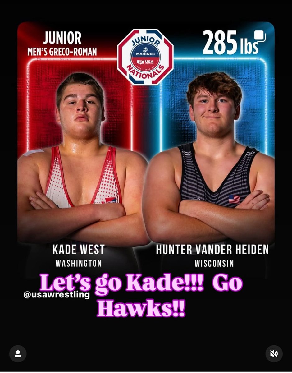 Anacortes Seahawk Football (@anacortesfb) on Twitter photo We have to shout out the big fella Kade West. He is in the finals of the <a href="/USAWrestling/">USA Wrestling</a> Fargo Junior Nationals.. and an All-American! We have to shout out the big fella Kade West. He is in the finals of the <a href="/USAWrestling/">USA Wrestling</a> Fargo Junior Nationals.. and an All-American!