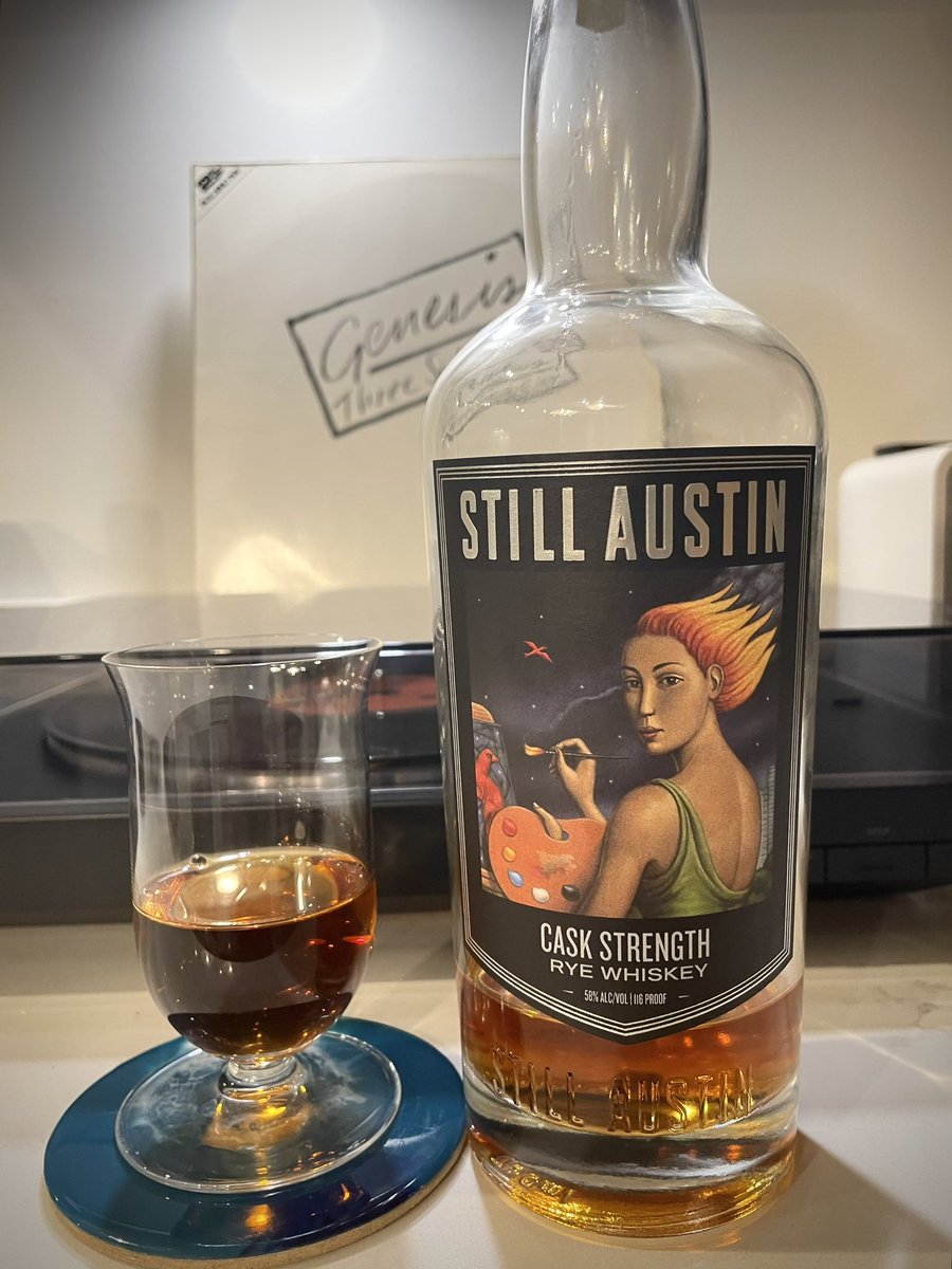 Nightcap of this impressive (and sadly nearly empty) rye whiskey from Austin, Texas. This has exceeded all expectations I could possibly have for a two year-old whiskey.