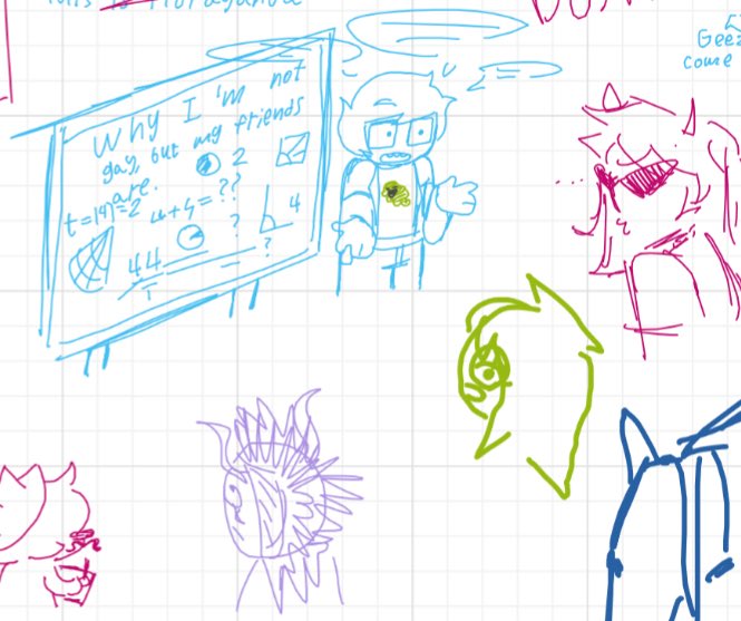 Strawberrypu11's tweet image. RP Whiteboard was fun!!!!!
#homestuck #art #whiteboard