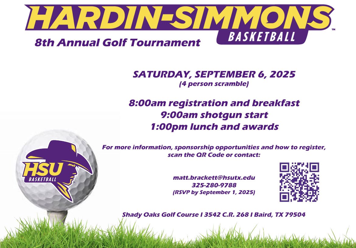 It’s that time of the year!! Come support our Cowboy basketball team in our 8th annual golf classic! 🤠 ⛳️ 🏌️‍♂️