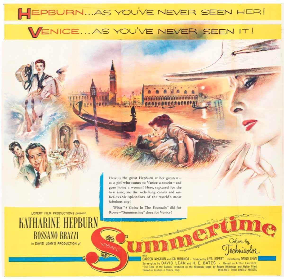 vistahollywood's tweet image. On our @archivesclub screen! SUMMERTIME (1955) screens on vhs this coming Tuesday, July 22nd, at 2:00pm.
