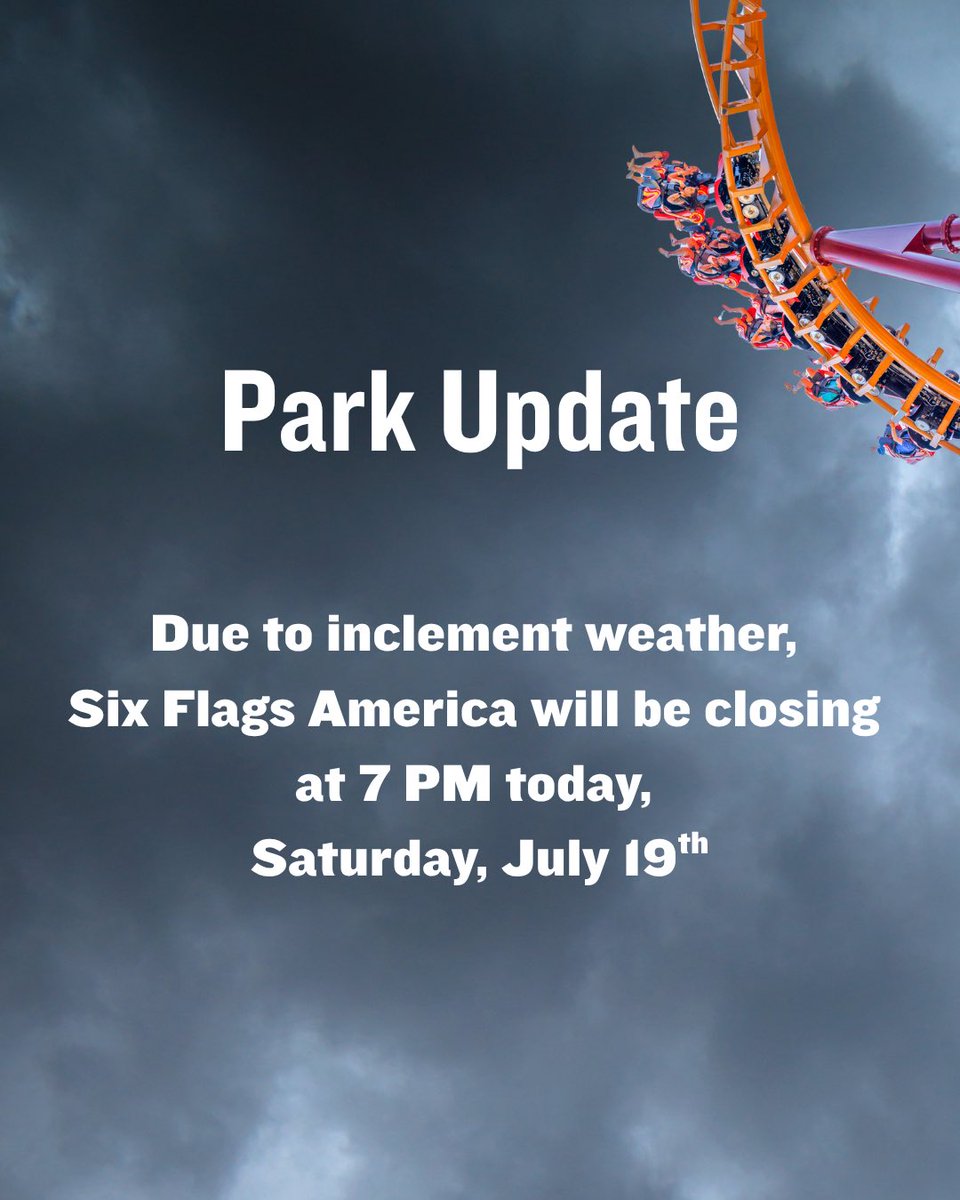 Six Flags America (@sixflagsdc) on Twitter photo 
