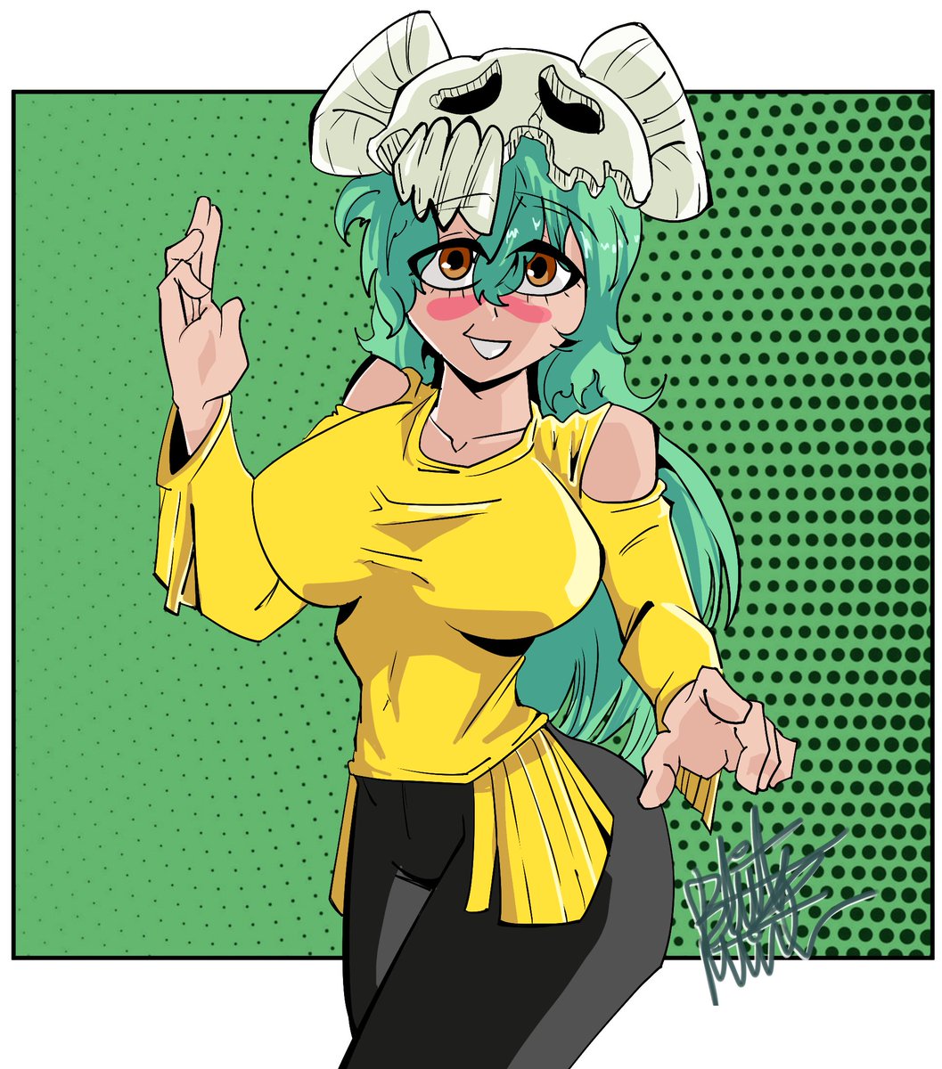 BlitzMint's tweet image. Nelliel from Bleach. It's a bit hard to decide if I want to draw her TYBW version or her OG version :s
#Nelliel #NelTu #NellielTuOdelschwanck #ネリエル #ネル #BLEACH #ブリーチ