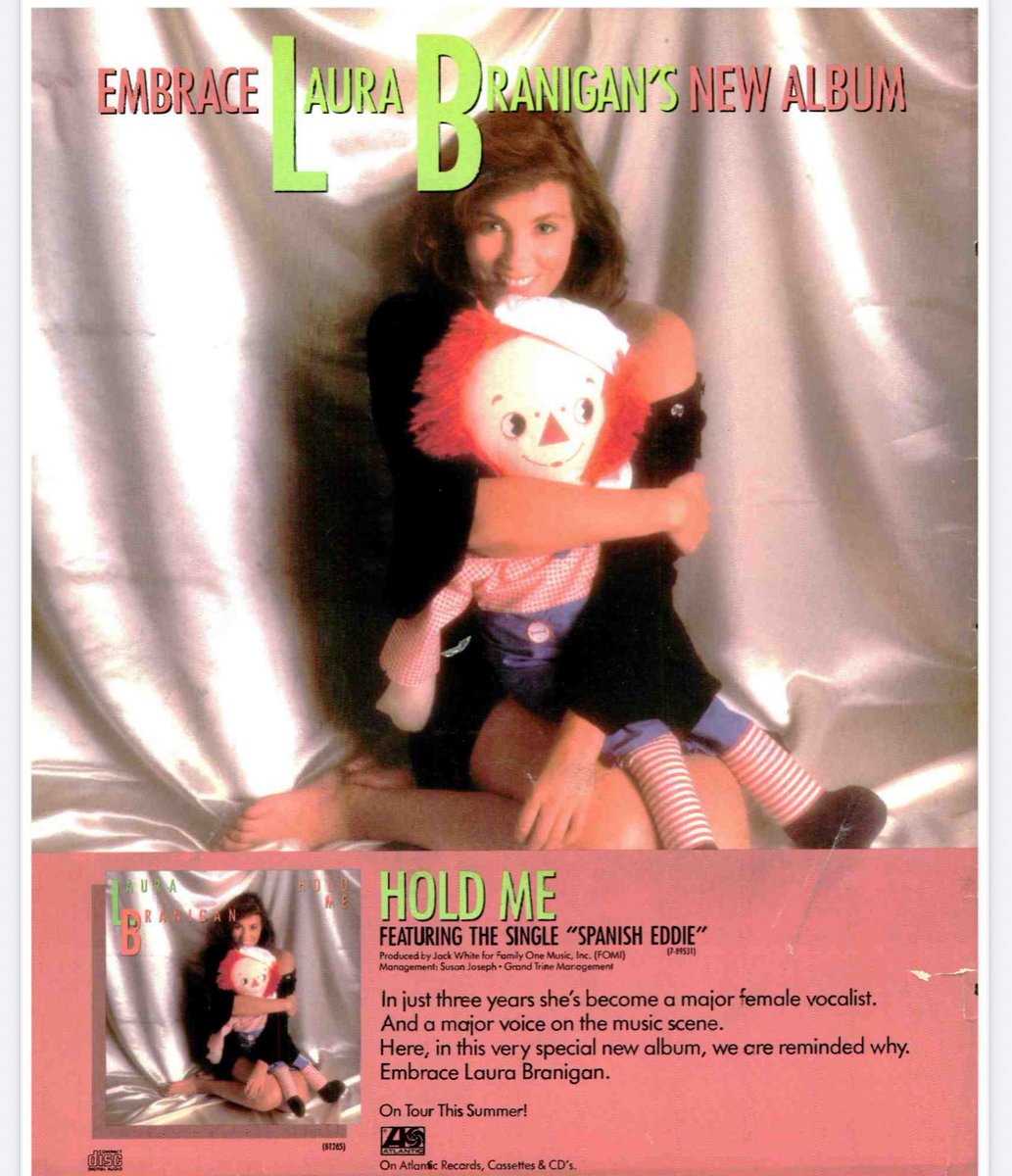TheDustinFitz's tweet image. This week 40 years, Laura Branigan released the album “Hold Me.”