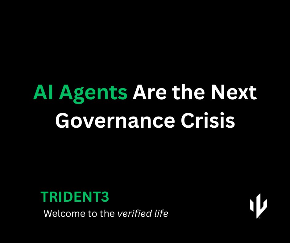 Trident3Web3's tweet image. AI agents are acting without identity.

That’s a recipe for crisis.

T3id by Trident3 brings identity and governance to autonomous systems.

📖 techspective.net/2025/07/17/the…

🔗 trident3.io

#AI #Governance #T3id
