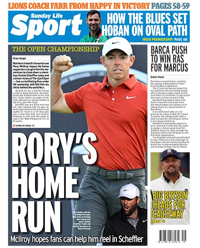 First look at <a href="/TheSundayLife/">Sunday Life</a> <a href="/SundayLifeSport/">Sunday Life Sport</a> Back Page