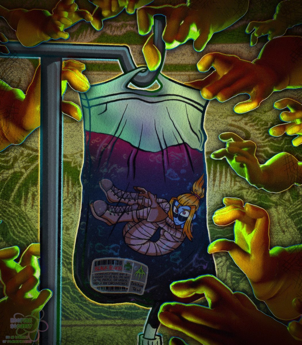 KeepingSteamy's tweet image. BLACK BLOOD
#GaslightDistrict #melancholyhill #glitchproductions #gld