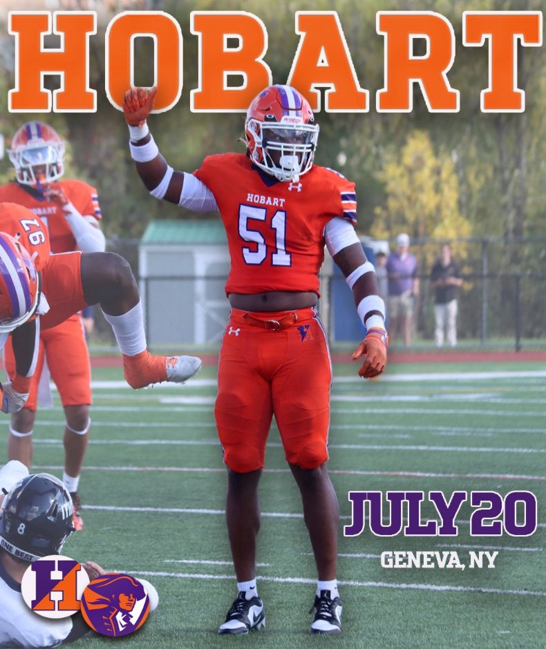 Kevin Cameron (@kevincameron190) on Twitter photo Excited to visit campus and compete in <a href="/HobartFootball/">Hobart Football</a> Camp tomorrow. Ready to Compete! Thank you for the invite <a href="/KJMcDonough/">Kevin McDonough</a>.
<a href="/hopwood_rj/">RJ Hopwood</a>
<a href="/AboutUOutreach/">About U Outreach</a>
<a href="/Coachlanese13/">Coach George</a>
<a href="/Coach_DeWall/">Kevin DeWall</a>
<a href="/coachJacobLees/">Jacob Lees</a>
<a href="/Liam_FMurphy_/">Liam Murphy</a> Excited to visit campus and compete in <a href="/HobartFootball/">Hobart Football</a> Camp tomorrow. Ready to Compete! Thank you for the invite <a href="/KJMcDonough/">Kevin McDonough</a>.
<a href="/hopwood_rj/">RJ Hopwood</a>
<a href="/AboutUOutreach/">About U Outreach</a>
<a href="/Coachlanese13/">Coach George</a>
<a href="/Coach_DeWall/">Kevin DeWall</a>
<a href="/coachJacobLees/">Jacob Lees</a>
<a href="/Liam_FMurphy_/">Liam Murphy</a>