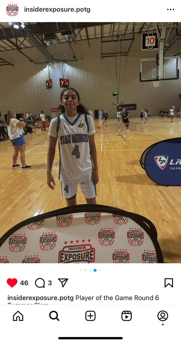 Mariah Mcilwain (@mariahmcilwain) on Twitter photo I was recognized as โPlayer of the Gameโ today at the Atlanta live session, with my amazing teammates <a href="/Team_KB_AAU/">TeamKB_AAU</a> <a href="/MrCoachBridges/">The_Coach_Bridges</a> <a href="/EALadyStars1/">E.A. Lady Stars</a> <a href="/_ShakkiaW/">Coach Shakkia Walker</a> <a href="/CloverGBBall/">Clover Girls Basketball</a> <a href="/CoachMelNCSA/">Coach Mel</a> <a href="/sceyetesthoops/">South Carolina Eye Test Hoops</a> <a href="/_BlakeDerrick/">Blake Derrick</a> <a href="/IE_Showcase_/">๐๐ป๐๐ถ๐ฑ๐ฒ๐ฟ ๐๐
๐ฝ๐ผ๐๐๐ฟ๐ฒ ๐ฆ๐ต๐ผ๐๐ฐ๐ฎ๐๐ฒ</a> <a href="/InsiderExposure/">InsiderExposure</a>
instagram.com/stories/mariahโฆ I was recognized as โPlayer of the Gameโ today at the Atlanta live session, with my amazing teammates <a href="/Team_KB_AAU/">TeamKB_AAU</a> <a href="/MrCoachBridges/">The_Coach_Bridges</a> <a href="/EALadyStars1/">E.A. Lady Stars</a> <a href="/_ShakkiaW/">Coach Shakkia Walker</a> <a href="/CloverGBBall/">Clover Girls Basketball</a> <a href="/CoachMelNCSA/">Coach Mel</a> <a href="/sceyetesthoops/">South Carolina Eye Test Hoops</a> <a href="/_BlakeDerrick/">Blake Derrick</a> <a href="/IE_Showcase_/">๐๐ป๐๐ถ๐ฑ๐ฒ๐ฟ ๐๐
๐ฝ๐ผ๐๐๐ฟ๐ฒ ๐ฆ๐ต๐ผ๐๐ฐ๐ฎ๐๐ฒ</a> <a href="/InsiderExposure/">InsiderExposure</a>
instagram.com/stories/mariahโฆ
