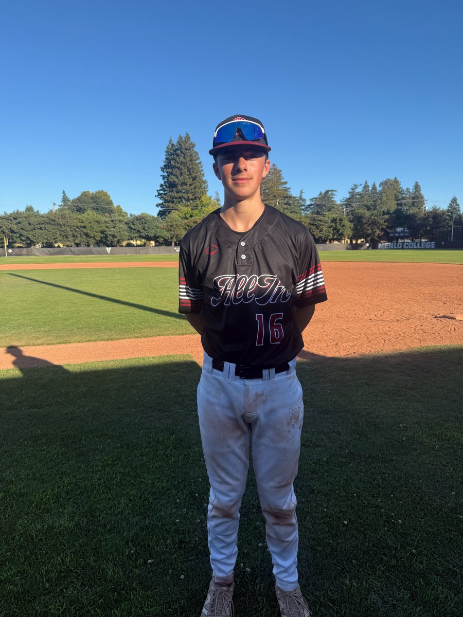 Five Tool California (@fivetoolca) on Twitter photo F: <a href="/_AllInBaseball/">All In Baseball</a> 2027 Select 9, Lohse Baseball Academy 16U 4
PoG: Ben Sakal 2-2, 2B, 2 RBI, R F: <a href="/_AllInBaseball/">All In Baseball</a> 2027 Select 9, Lohse Baseball Academy 16U 4
PoG: Ben Sakal 2-2, 2B, 2 RBI, R