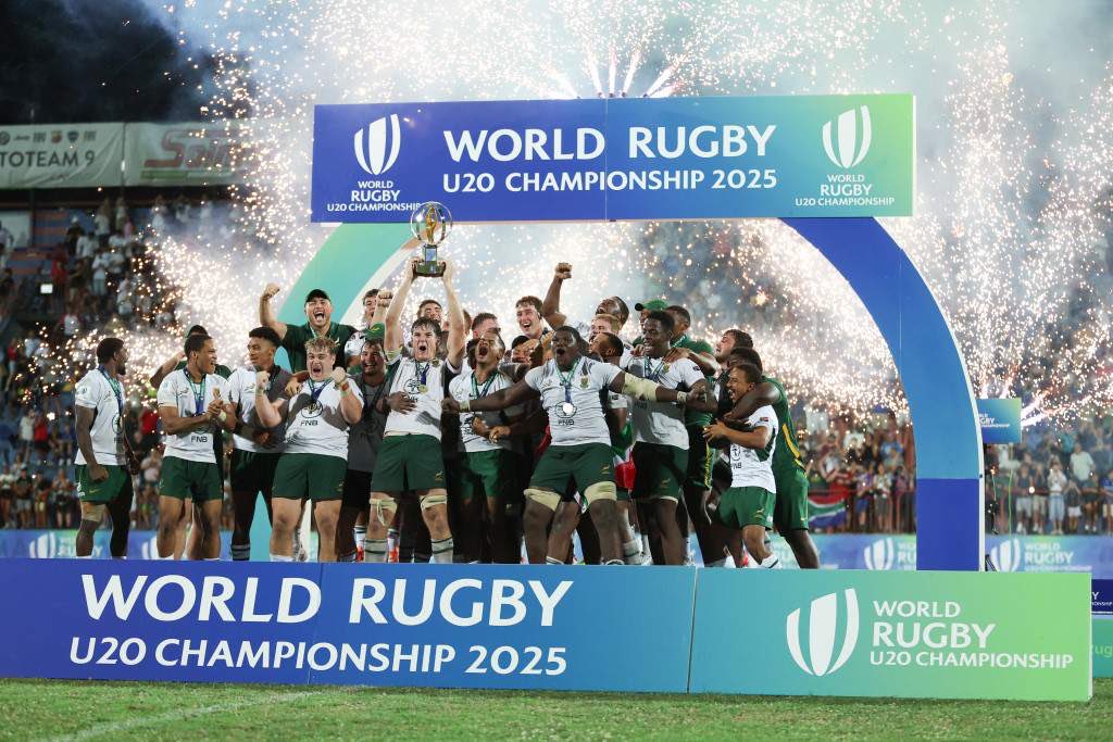 mrlungisa's tweet image. It is only in South Africa where Junior Boks wins U20 Rugby World Cup, Banyana Banyana proceeds to WAFCON Semifinals and Springboks down Georgia 55-10. National Democratic Revolution has build a nation of winners.