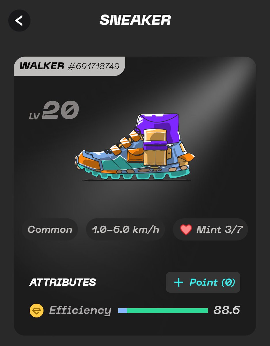 #STEPNGO #STEPNGOhaus
STEPNer様優先でゲスト募集してます🏃
✅レンタル靴👟
・Waker Lv.20
・Efficiency 88.6
・4エナ×2週間
・報酬20%（継続あり）
✅条件
・フォロー🤝コメントください💬
✅DMします🫡