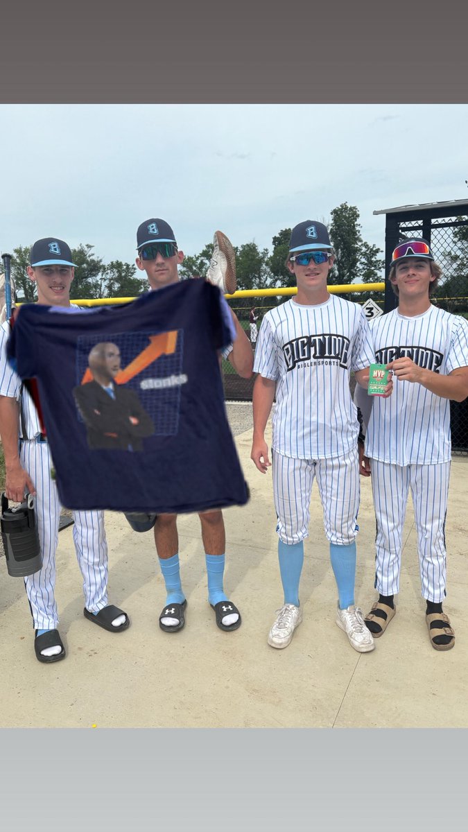 Coach Meyer (@meyer_mfhs) on Twitter photo G1: 10-11 L to DaytonImpactWhite in an offensive battle
STONK UP Players of the Game: <a href="/ZachPlier27/">Zach</a> 2-4 with 2 HR ๐๐4RBI 3R SB. <a href="/nate_belfield/">Nate Belfield</a> 5IP of quality relief 3K. 
QAB MVPs: DylanKeen 4/4 w/ 4H 2R, <a href="/payday_mck/">Peyton</a> 3/4 w/ 3H 
Schmanski 2RBI 2R 2B, HR๐
Cameranesi 3B 2RBI G1: 10-11 L to DaytonImpactWhite in an offensive battle
STONK UP Players of the Game: <a href="/ZachPlier27/">Zach</a> 2-4 with 2 HR ๐๐4RBI 3R SB. <a href="/nate_belfield/">Nate Belfield</a> 5IP of quality relief 3K. 
QAB MVPs: DylanKeen 4/4 w/ 4H 2R, <a href="/payday_mck/">Peyton</a> 3/4 w/ 3H 
Schmanski 2RBI 2R 2B, HR๐
Cameranesi 3B 2RBI