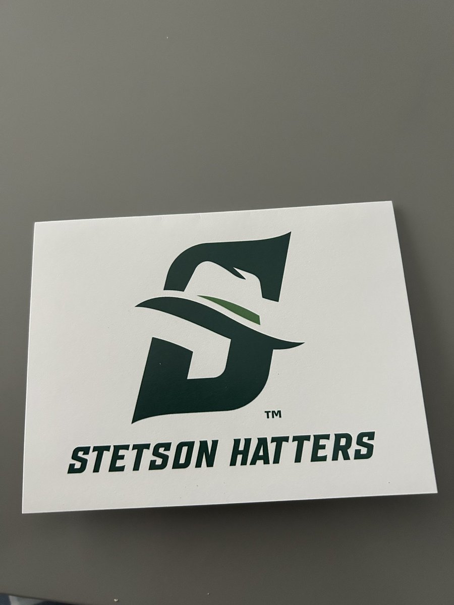 Bryce__Williams's tweet image. Thank you @Coach_Denson863 and @StetsonFootball for showing love💚