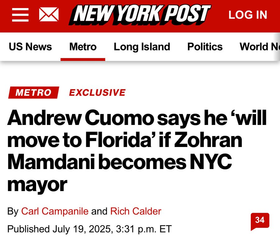 you heard it here first: zohran will get sexual predators off the streets of new york if he becomes mayor