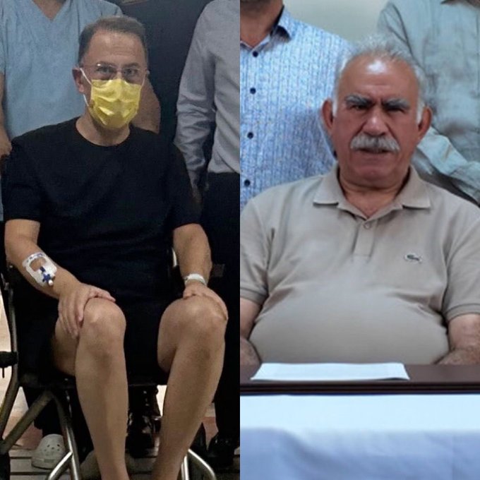 Murat Çalık 
Menfaat ve siyasi çıkar uğruna hastalığı göz ardı edilirken, binlerce şehidin kanı elinde olan bebek katilini beslemeye devam eden bir yönetim ile yaşamaktan utanıyorum!..