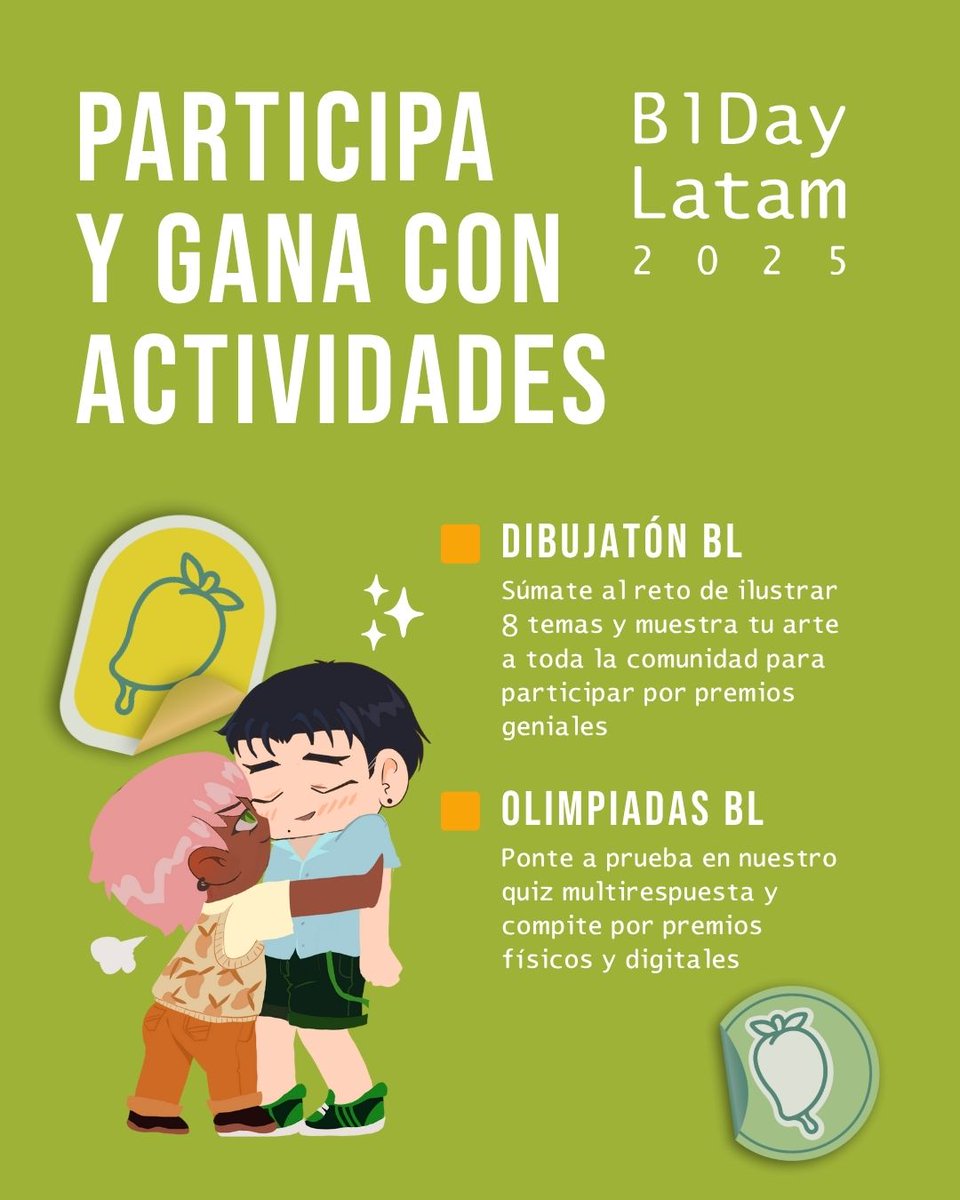 ¡Bienvenidxs al BL DAY LATAM 2025! ✨🎉
Este año celebramos ¡5 AÑOS! de amor, fandom y comunidad.
Cinco años compartiendo entrevistas, dinámicas, fanarts, debates, juegos y mucha pasión por el Boys Love en español.
Del 1 al 17 de agosto, únete a nosotras y a más de 40 creadores