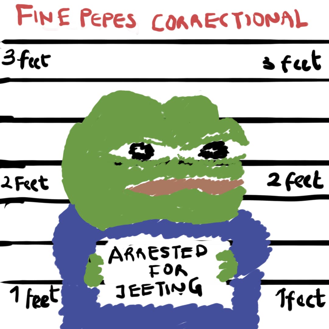 Let it be known, he that jeeteth fine Pepes shall rot in the prisons, as justice demandeth ⚖️ <a href="/FinePepes/">Fine Pepes</a>