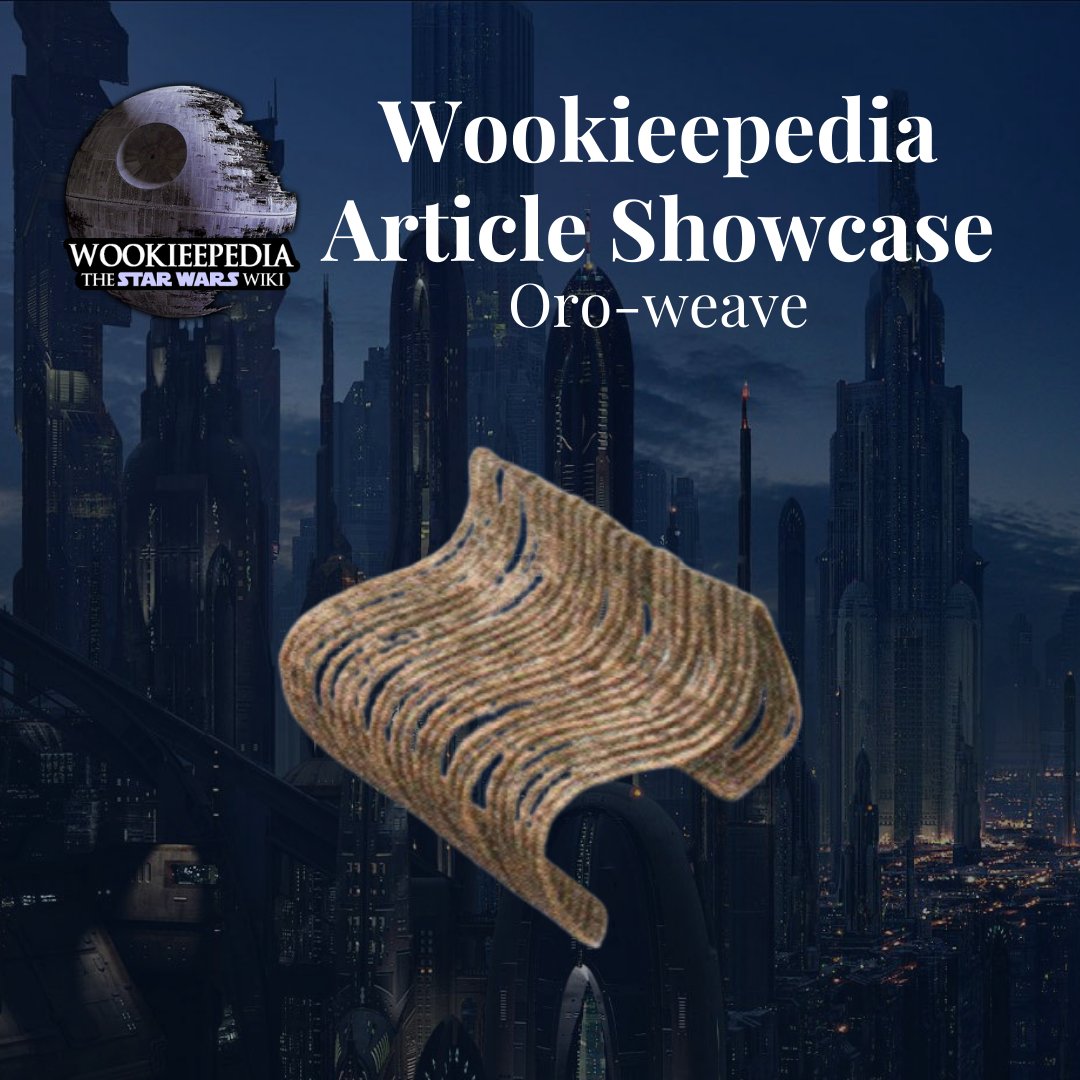 WookOfficial's tweet image. 🎙️ Wookieepedia's audio article series continues with two new entries!
Oro-weave: youtube.com/watch?v=x4bpbp…
Mass Shadow Generator: youtube.com/watch?v=Iid68J…
#StarWars #Wookieepedia