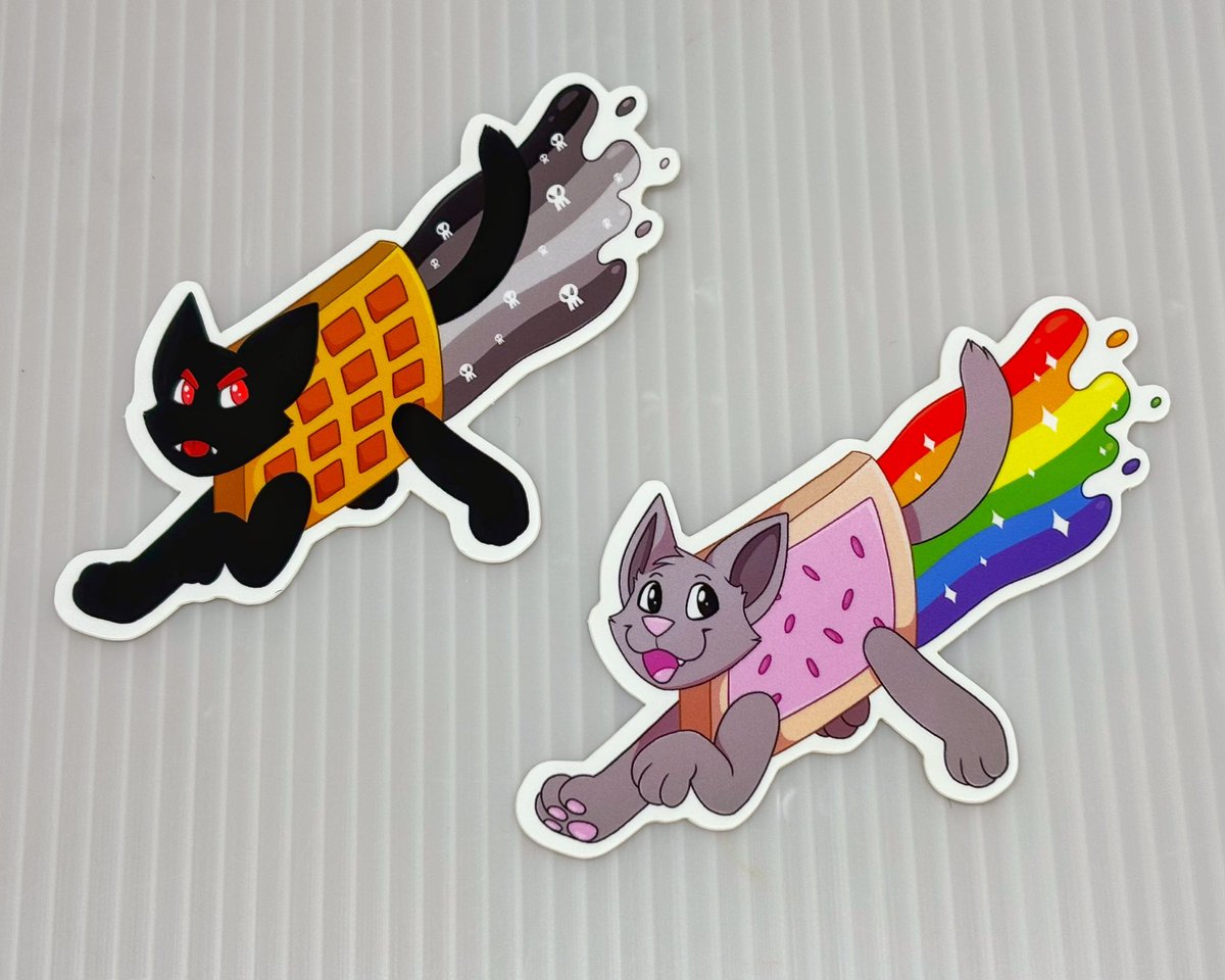 Love Nyancat or Tacnayn I have new stickers of them available!! :3
Find them on my 3tsy: etsy.com/shop/Shaydestu…