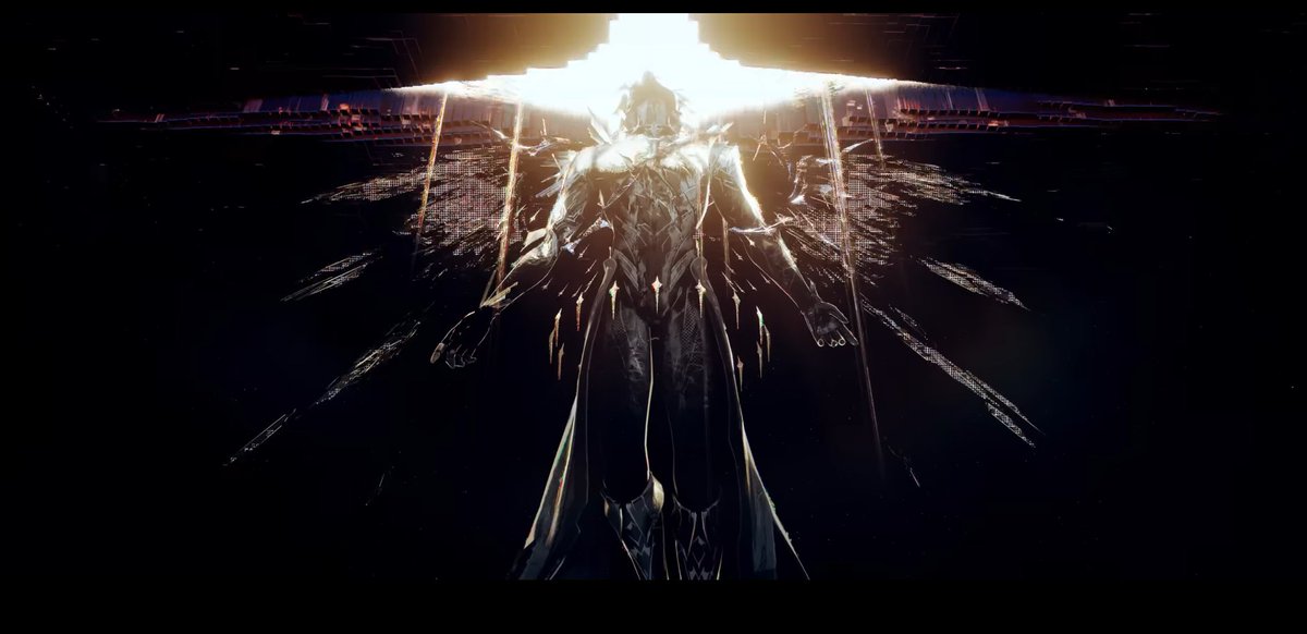 LynnsColle's tweet image. // Spoiler HSR 3.4 story
.
.
.
.
.
I'm probably the slowest HSR player but after rewatching Phainon's trailer I appreciate the little detail that this frame hinted at him becoming Irontomb or merge with them back then already. Anyway, 3.4 story was good but also made me sad 🥲
