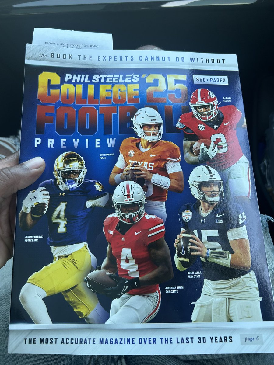 Ken Douglas (@kdouglasthemen1) on Twitter photo I’ve been reading and thumbing through this magazine for 20 plus years and still get my copy like it’s the first time 💯 🏈<a href="/philsteele042/">Phil Steele</a> I’ve been reading and thumbing through this magazine for 20 plus years and still get my copy like it’s the first time 💯 🏈<a href="/philsteele042/">Phil Steele</a>