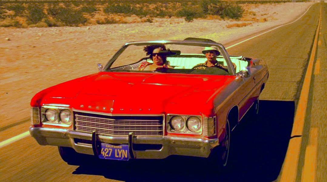 GonzoVice's tweet image. “Man, this is the way to travel,” said my attorney. He leaned over to turn the volume up on the radio, humming along with the rhythm section and kind of moaning the words: “One toke over the line, Sweet Jesus … One toke over the line …”