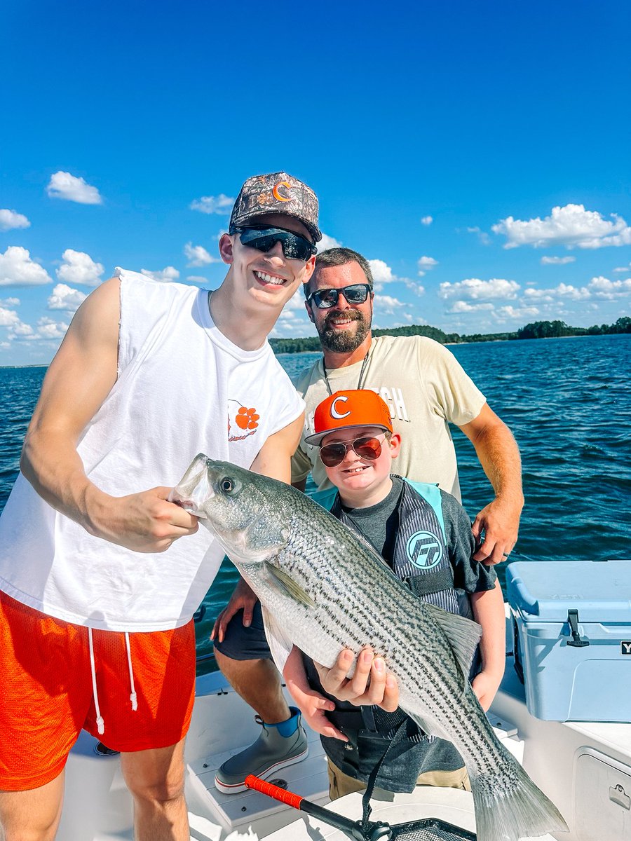 ClemsonMBB's tweet image. Had a blast this week fishing with the Outdoor Dream Foundation! 🎣