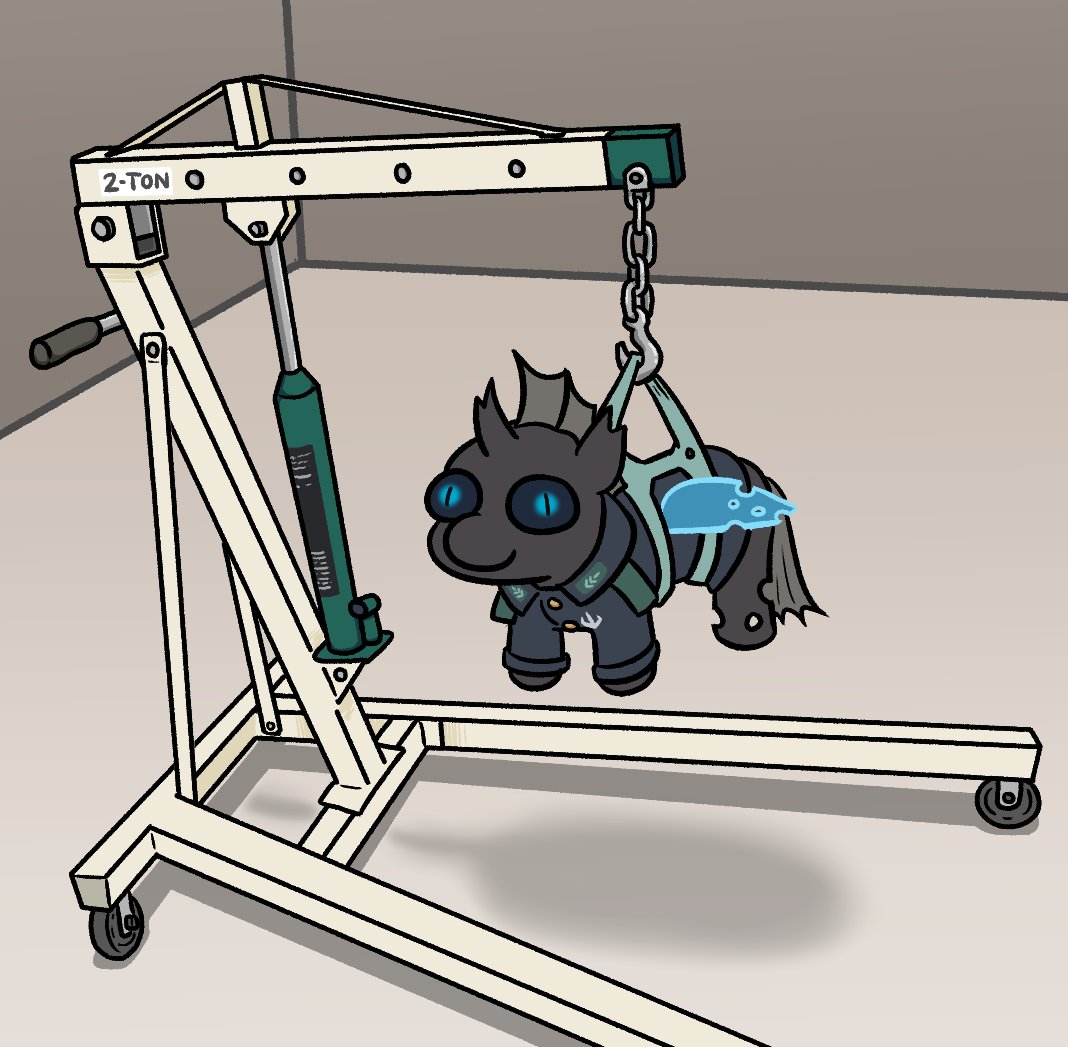 Jargon_Scott's tweet image. Bug lifting apparatus
Comm drawn for Lunason