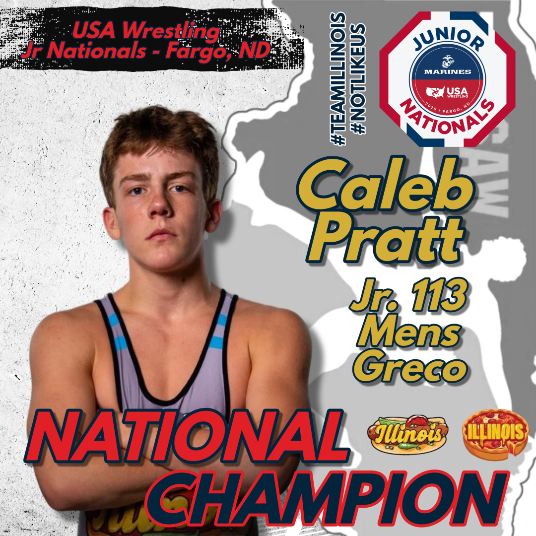 Congratulations to Caleb Pratt, who is the 2025 Junior Greco-Roman NATIONAL CHAMPION at 113 lbs. <a href="/USMC/">U.S. Marines</a> <a href="/bluechiptweets/">Blue Chip Wrestling</a> <a href="/CKAwrestling/">Cliff Keen Wrestling</a> <a href="/USAWrestling/">USA Wrestling</a>