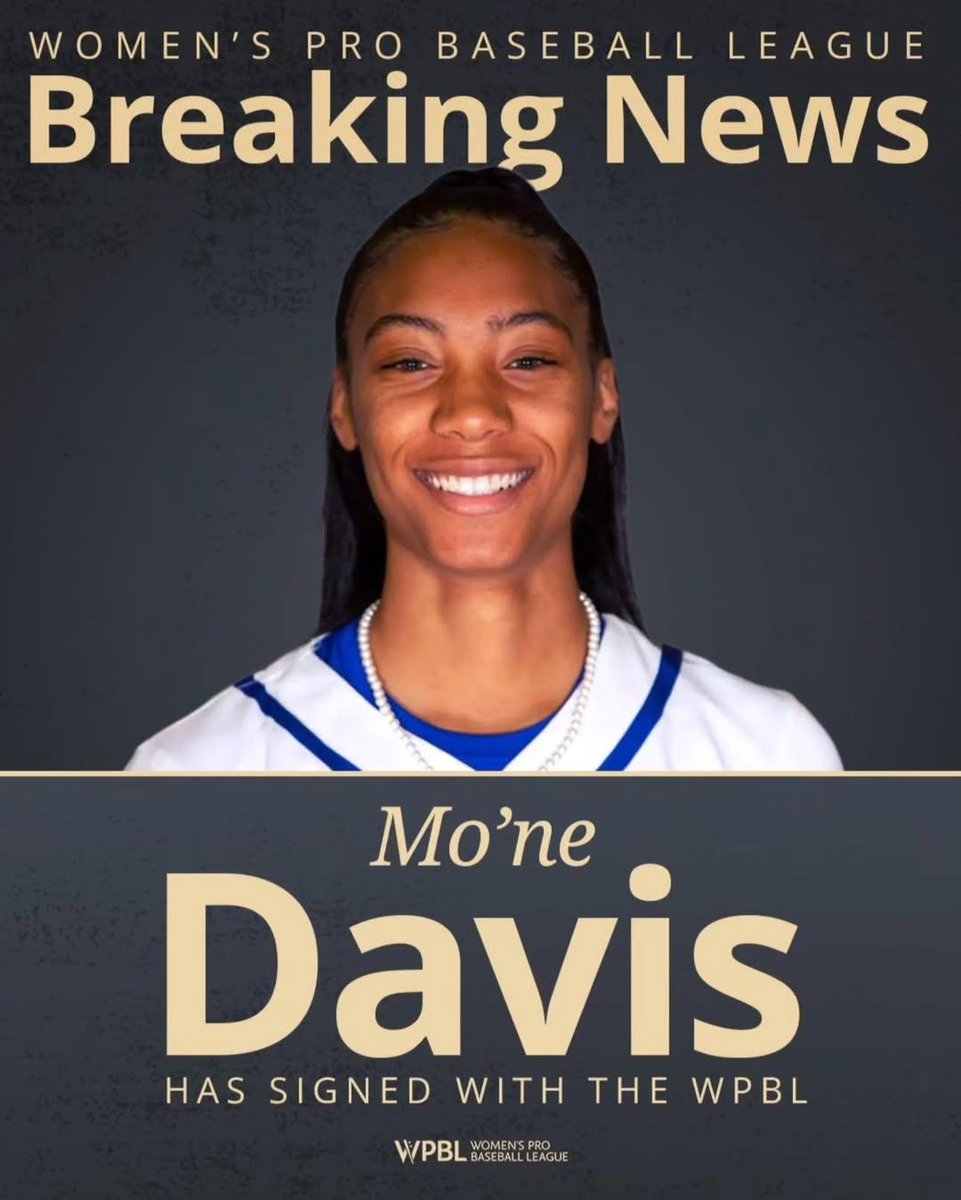Mo’ne Davis from 'Hampton University" to try out for the Women's Professional Baseball League
* The WPBL is aiming to launch in the summer of 2026 with six teams
* Davis will try out as a pitcher, as well as at second base, shortstop and center field