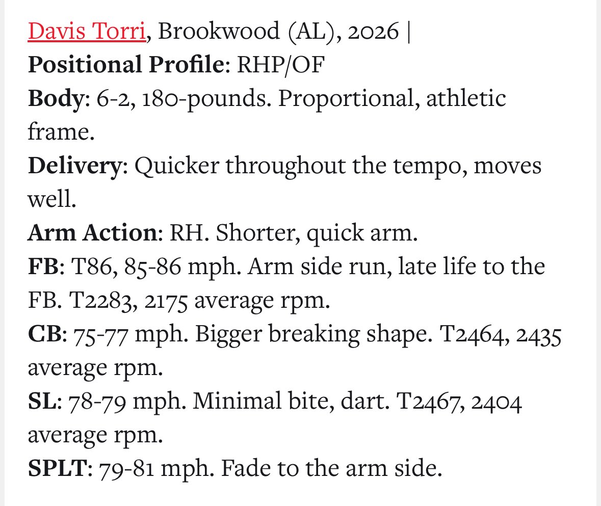 Thank you <a href="/PrepBaseballAL/">Prep Baseball Alabama</a>